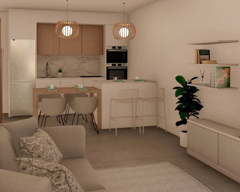 2 soveværelse Byhus til salg i Roldan med swimmingpool - € 268.900 (Ref: 10036010)