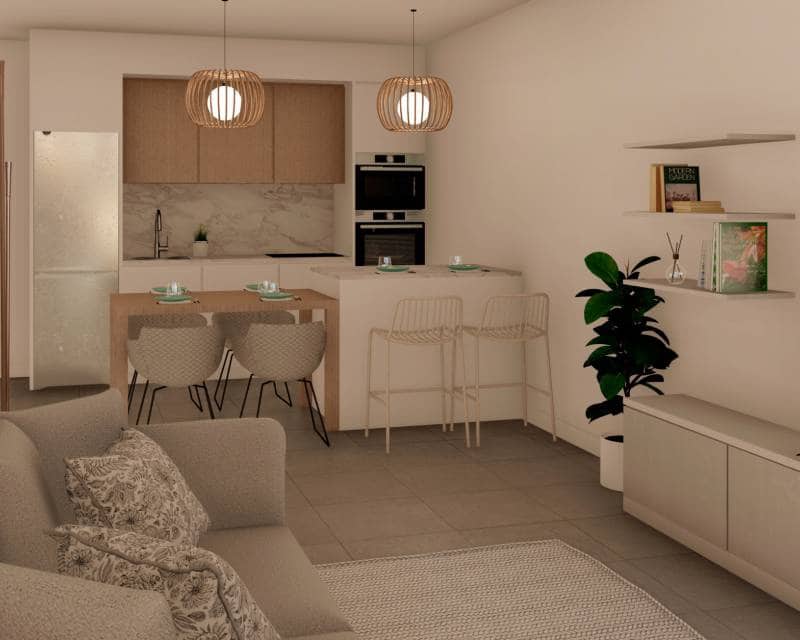 2 soveværelse Byhus til salg i Roldan med swimmingpool - € 268.900 (Ref: 10036010)