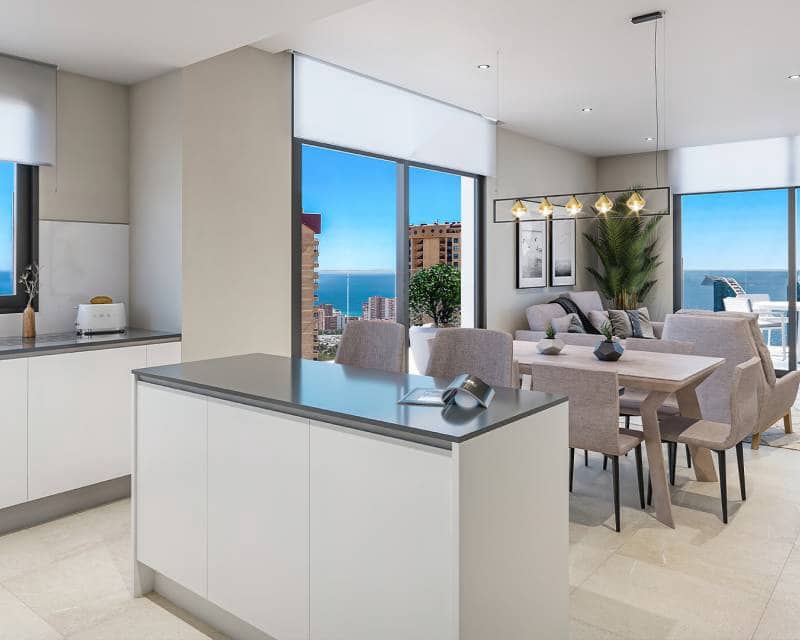 3 sovrum Lägenhet till salu i Benidorm med pool - 601 000 € (Ref: 10076882)