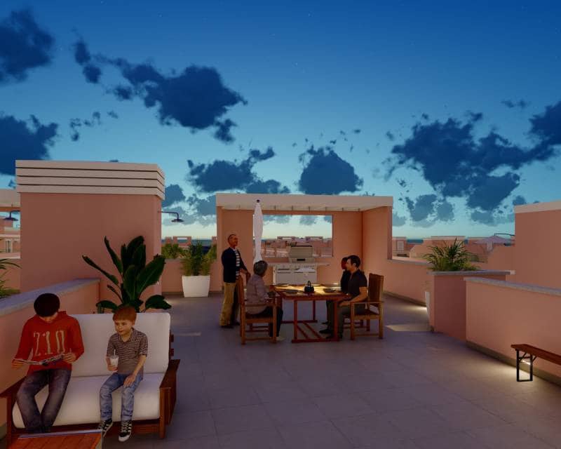 3 slaapkamer Penthouse te koop in Pilar de la Horadada met zwembad - € 354.900 (Ref: 10076883)