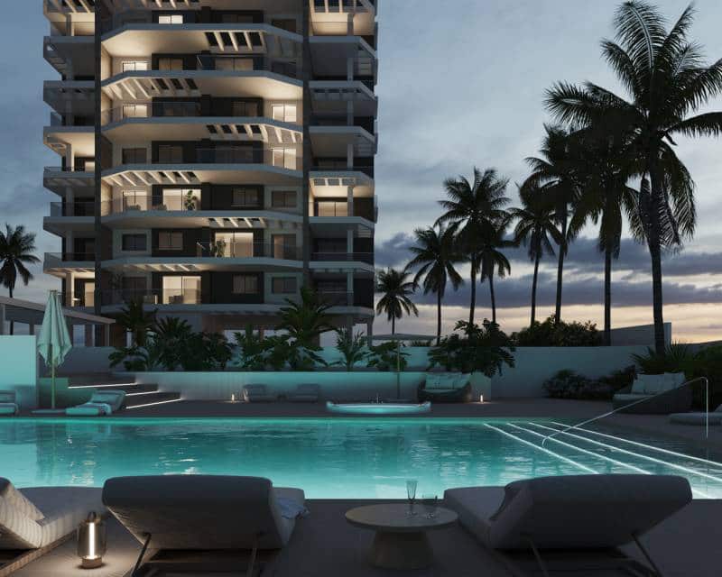 2 makuuhuone Huoneisto myytävänä paikassa Calpe / Calp mukana uima-altaan - 491 000 € (Ref: 10080161)