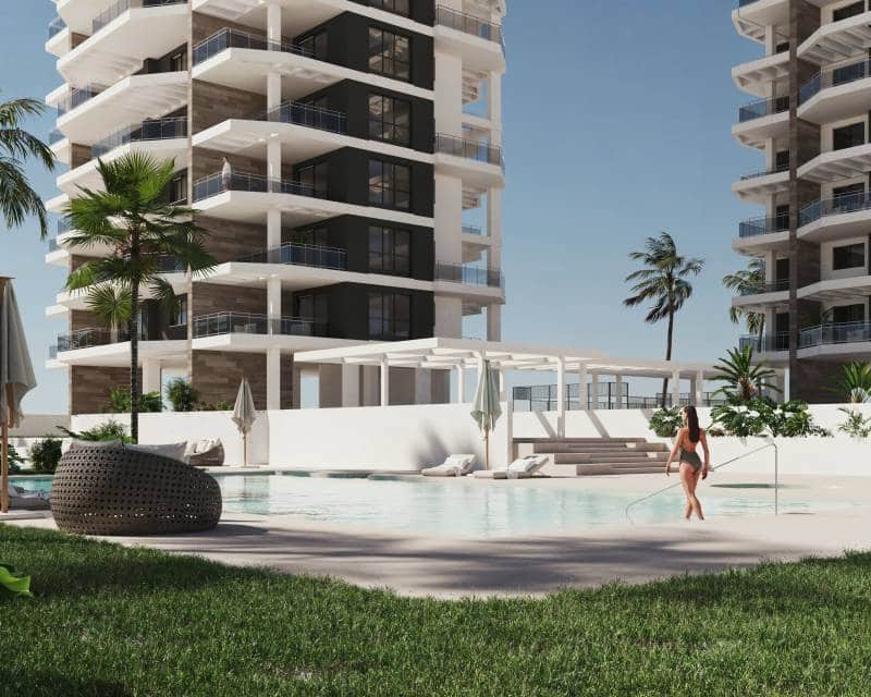 2 makuuhuone Huoneisto myytävänä paikassa Calpe / Calp mukana uima-altaan - 491 000 € (Ref: 10080161)