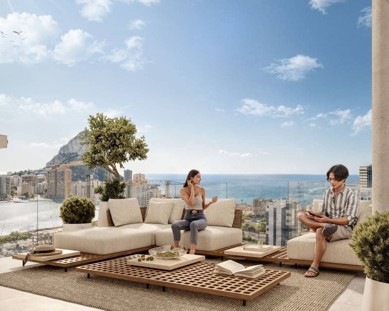 3 Zimmer Apartment zu verkaufen in Calpe / Calp mit Pool - 460.000 € (Ref: 10086618)