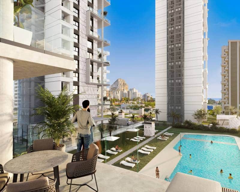 3 Zimmer Apartment zu verkaufen in Calpe / Calp mit Pool - 460.000 € (Ref: 10086618)