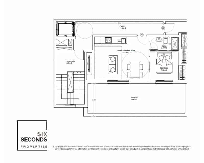 1 camera da letto Attico in vendita in Torrevieja con garage - 210.000 € (Rif: 10088490)