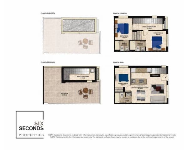 3 quarto Moradia em Banda para venda em Nueva Torrevieja, Torrevieja com piscina garagem - 394 990 € (Ref: 10088496)
