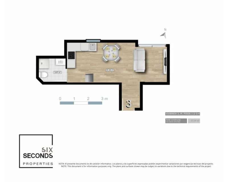 Appartement te koop in Torrevieja met zwembad garage - € 116.000 (Ref: 10101352)
