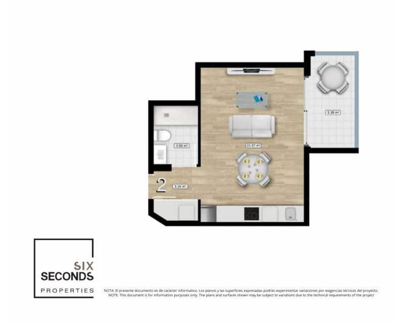 Apartamento en Torrevieja en venta con piscina garaje - 145.000 € (Ref: 10101374)