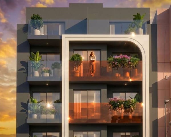 2 Zimmer Penthouse zu verkaufen in Zona Pueblo, Guardamar del Segura mit Pool - 315.000 € (Ref: 10104343)
