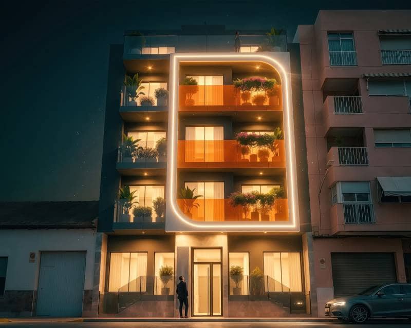 2 Zimmer Apartment zu verkaufen in Guardamar del Segura mit Pool - 240.000 € (Ref: 10104346)