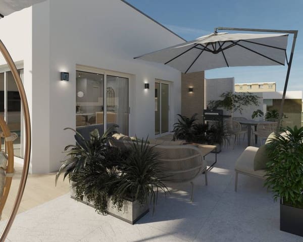 1 Zimmer Penthouse zu verkaufen in Zona Pueblo, Guardamar del Segura mit Pool - 339.500 € (Ref: 10120602)
