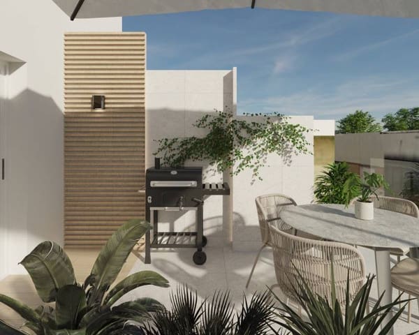 1 Zimmer Penthouse zu verkaufen in Zona Pueblo, Guardamar del Segura mit Pool - 339.500 € (Ref: 10120602)