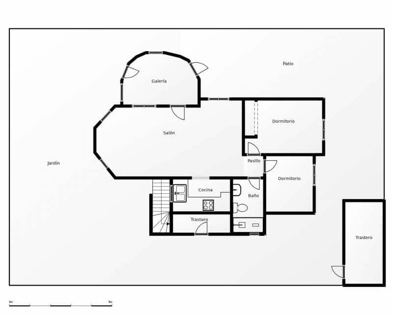 2 soveværelse Villa til salg i La Florida med garage - € 220.000 (Ref: 10153844)
