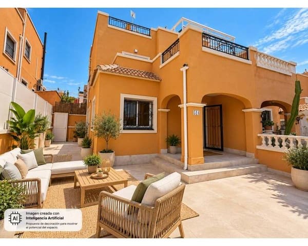 3 sovrum Hus till salu i Dream Hills, Orihuela med pool - 249 000 € (Ref: 10163550)