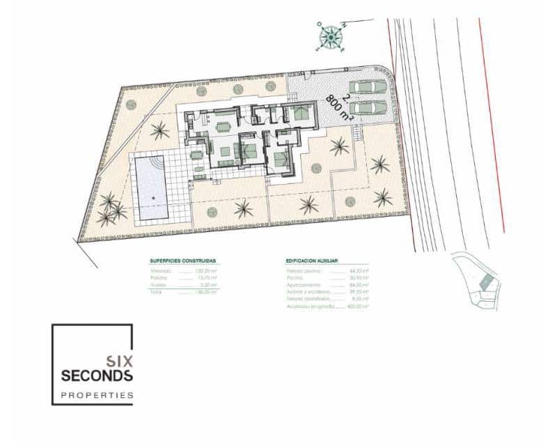 3 Zimmer Villa zu verkaufen in Benissa mit Pool Garage - 890.000 € (Ref: 6045601)