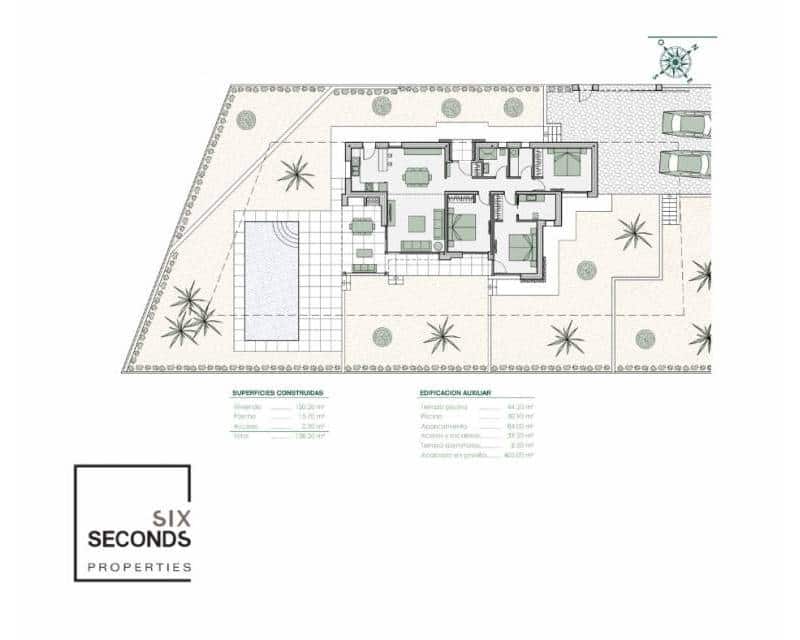 3 Zimmer Villa zu verkaufen in Benissa mit Pool Garage - 890.000 € (Ref: 6045601)