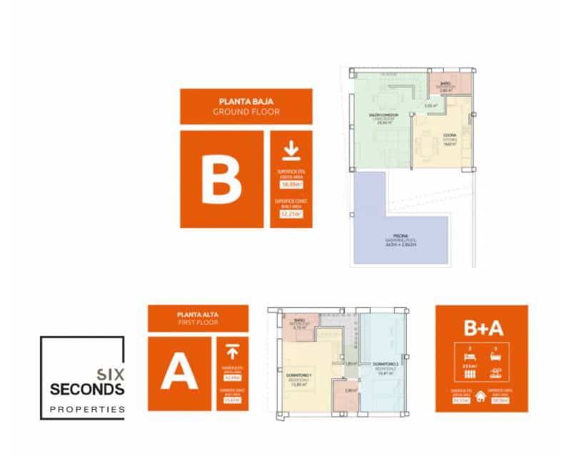 2 quarto Moradia Geminada para venda em Gran Alacant - 395 000 € (Ref: 6216311)