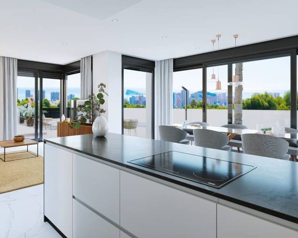 4 chambre Villa/Maison à vendre à Balcón de Finestrat - Terra Marina, Finestrat avec piscine garage - 1 049 000 € (Ref: 6463421)