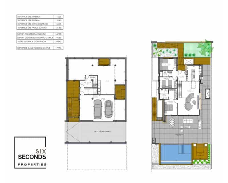 3 quarto Moradia para venda em Algorfa com piscina garagem - 1 249 000 € (Ref: 6670239)