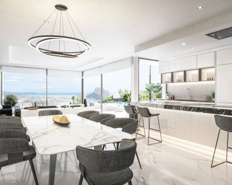 4 chambre Villa/Maison à vendre à Calpe / Calp avec piscine garage - 1 550 000 € (Ref: 6689176)