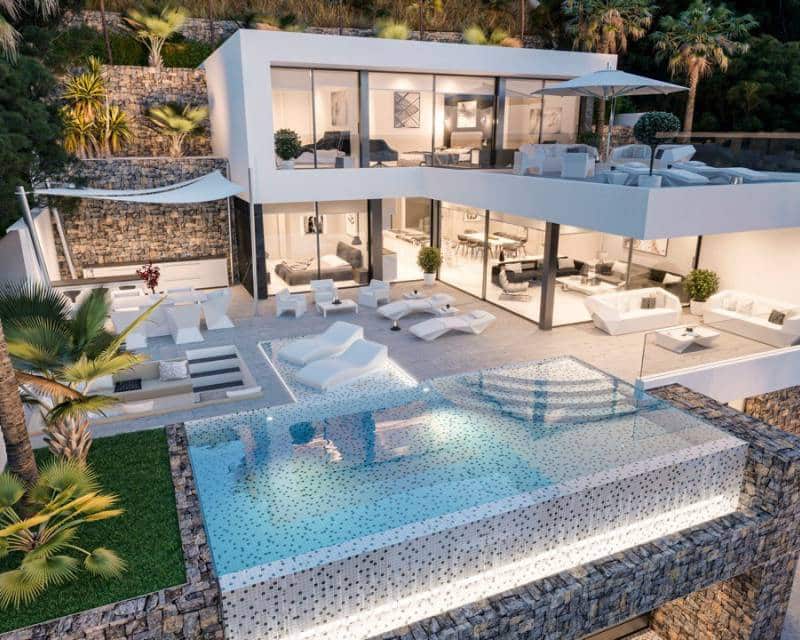 4 chambre Villa/Maison à vendre à Calpe / Calp avec piscine garage - 1 550 000 € (Ref: 6689176)