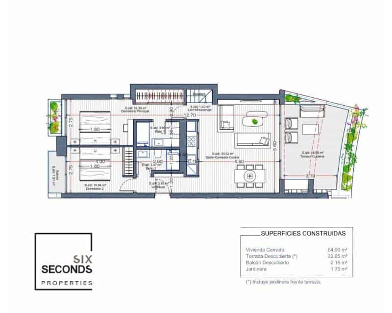 2 camera da letto Appartamento in vendita in Atamaria con piscina - 335.000 € (Rif: 6733466)