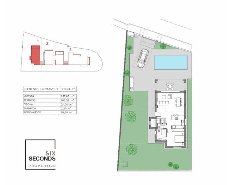 3 soveværelse Villa til salg i Cabo Roig med swimmingpool garage - € 760.000 (Ref: 6787039)