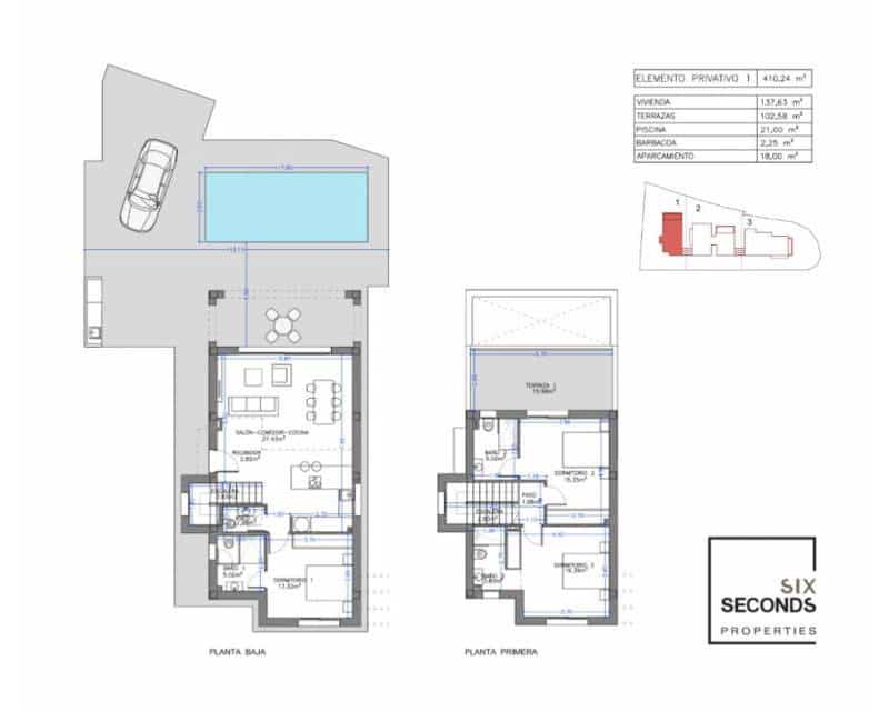 3 bedroom Villa for sale in Cabo Roig with pool garage - € 760,000 (Ref: 6787039)