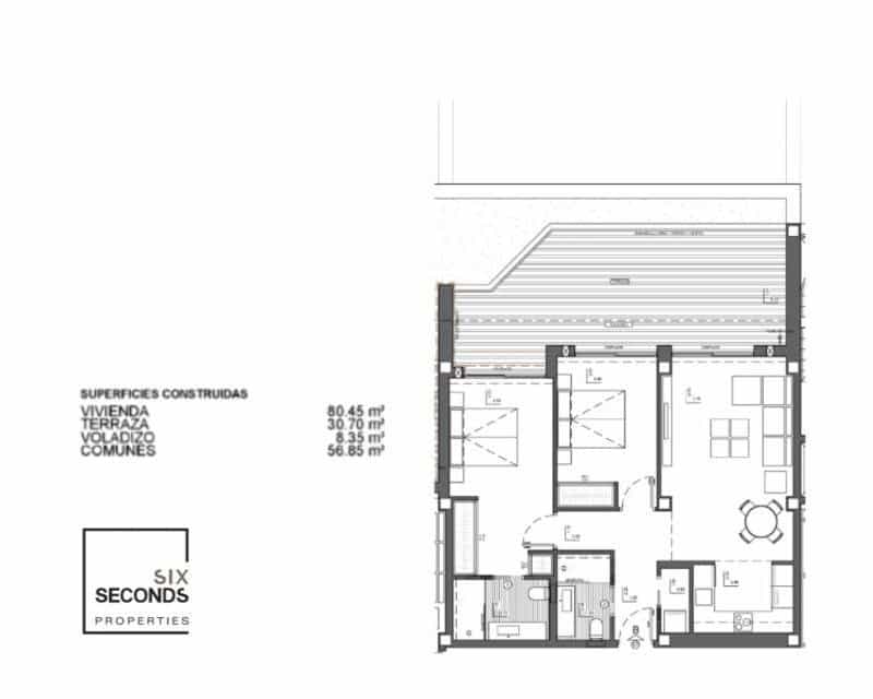 2 soverom Penthouse til salgs i Cumbre del Sol med svømmebasseng - € 476 000 (Ref: 6883373)