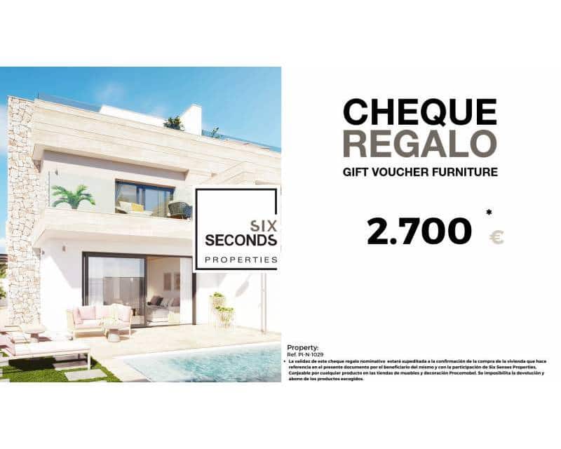 3 sovrum Semi-fristående Villa till salu i San Pedro del Pinatar med pool - 439 000 € (Ref: 6889844)