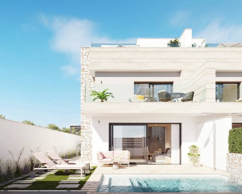 3 sovrum Semi-fristående Villa till salu i San Pedro del Pinatar med pool - 439 000 € (Ref: 6889844)