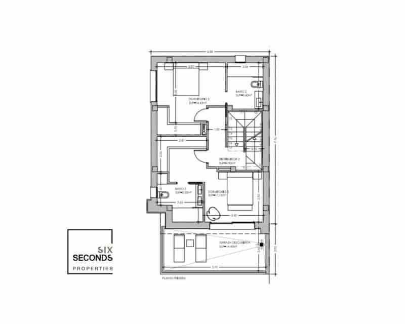 3 sovrum Semi-fristående Villa till salu i San Pedro del Pinatar med pool - 439 000 € (Ref: 6889844)