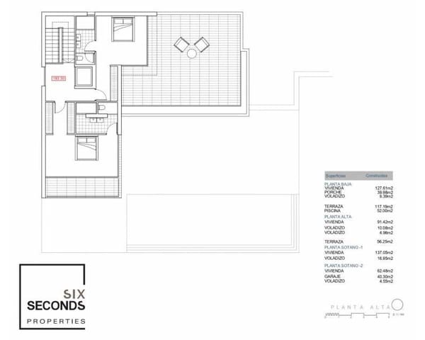 4 makuuhuone Huvila myytävänä paikassa Benissa mukana uima-altaan 
autotalli - 2 595 000 € (Ref: 6889845)