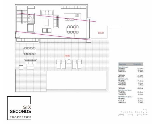4 makuuhuone Huvila myytävänä paikassa Benissa mukana uima-altaan 
autotalli - 2 595 000 € (Ref: 6889845)