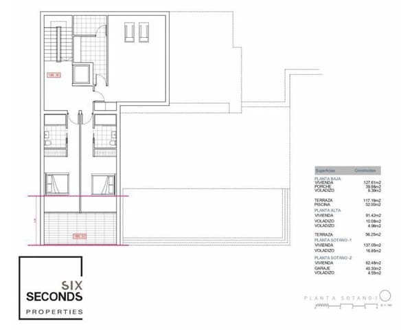 4 makuuhuone Huvila myytävänä paikassa Benissa mukana uima-altaan 
autotalli - 2 595 000 € (Ref: 6889845)