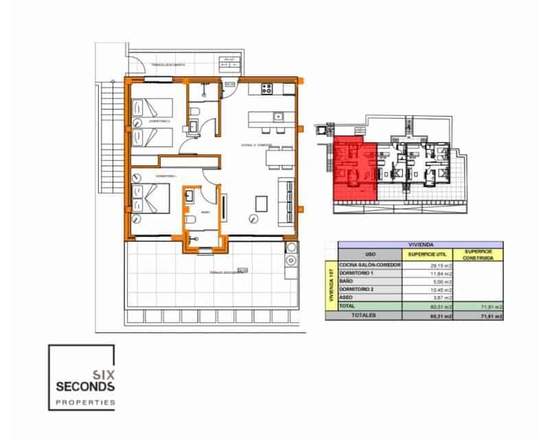 2 slaapkamer Appartement te koop in Gandia met zwembad garage - € 245.000 (Ref: 6959682)