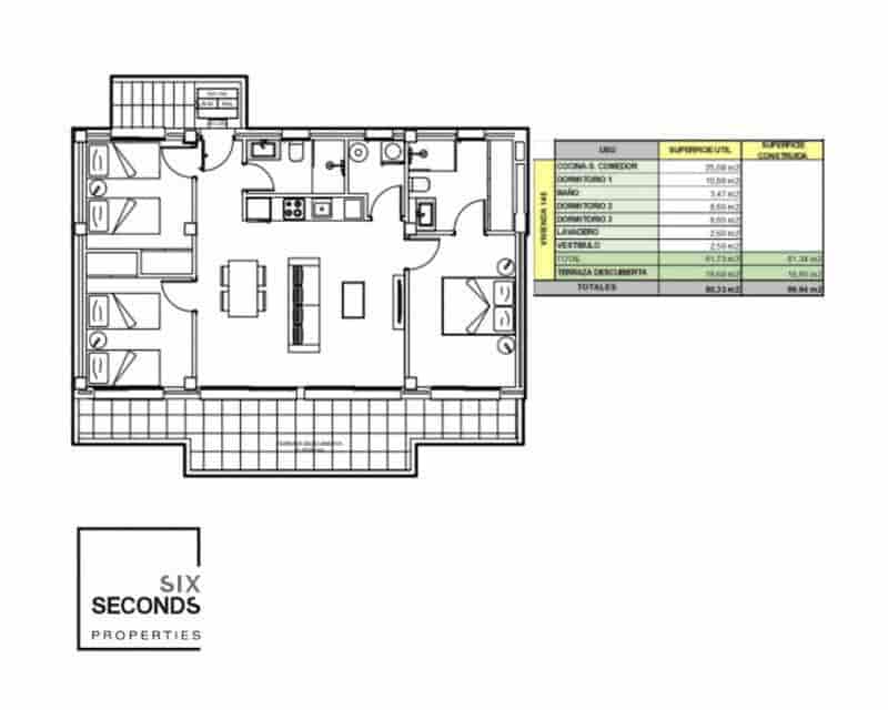 3 Zimmer Apartment zu verkaufen in Gandia mit Pool Garage - 275.000 € (Ref: 6959683)