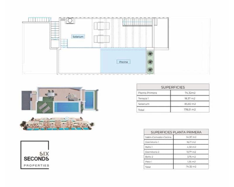 3 soveværelse Byhus til salg i Finestrat med swimmingpool garage - € 369.900 (Ref: 6993830)