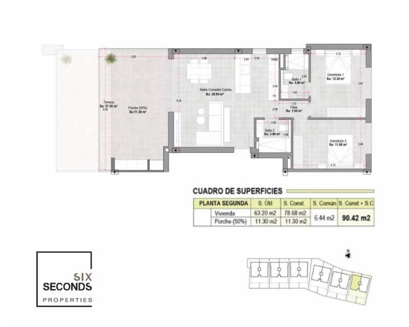 2 bedroom Apartment for sale in Condado de Alhama with pool - € 196,400 (Ref: 6998292)