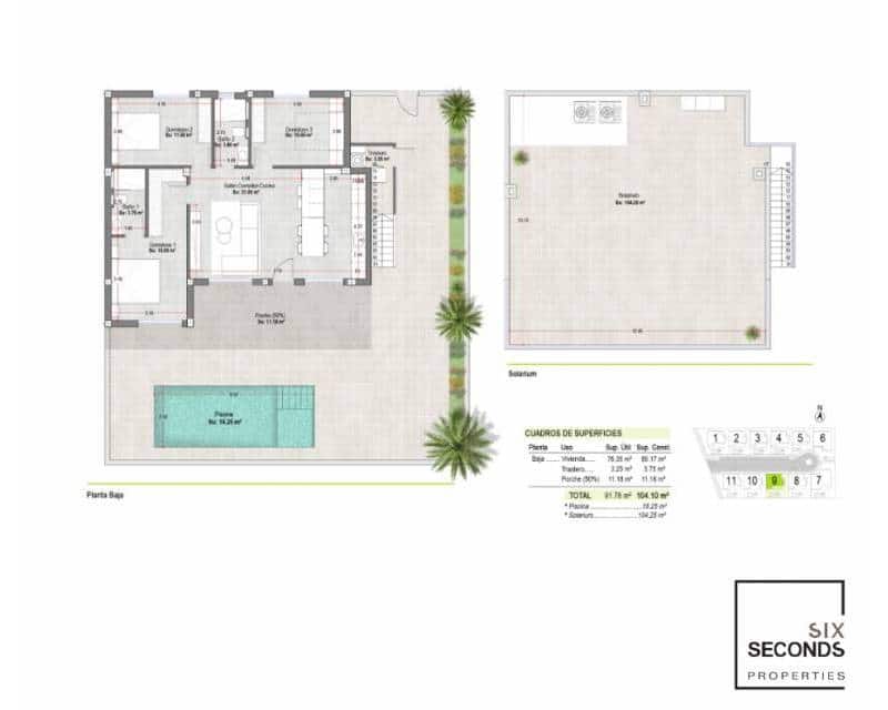 3 slaapkamer Villa te koop in Condado de Alhama met zwembad garage - € 305.900 (Ref: 6998296)