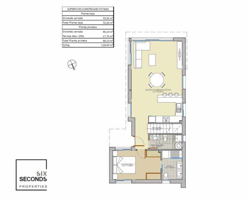 3 slaapkamer Villa te koop in Pilar de la Horadada met zwembad garage - € 399.000 (Ref: 7003498)