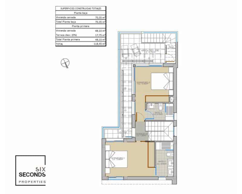 3 slaapkamer Villa te koop in Pilar de la Horadada met zwembad garage - € 399.000 (Ref: 7003498)