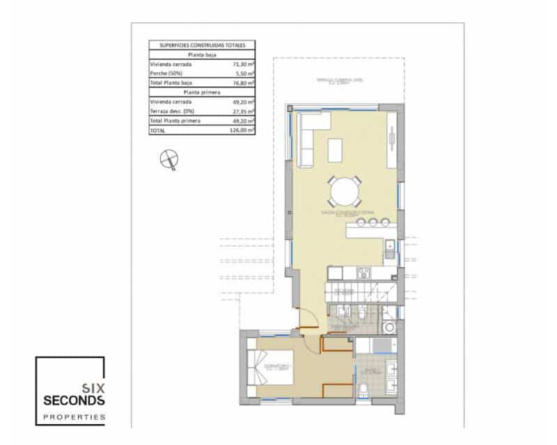 3 soveværelse Villa til salg i Pilar de la Horadada med swimmingpool garage - € 460.000 (Ref: 7003499)
