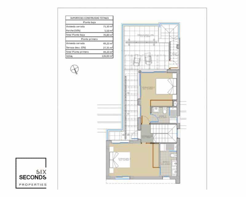 3 soveværelse Villa til salg i Pilar de la Horadada med swimmingpool garage - € 460.000 (Ref: 7003499)