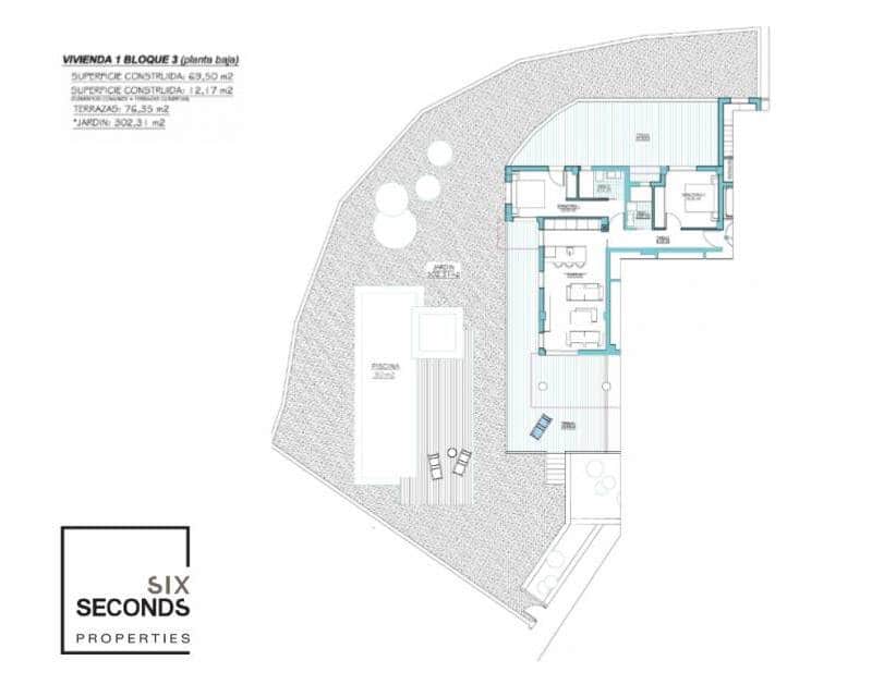 2 bedroom Apartment for sale in Torre-Pacheco with pool garage - € 399,000 (Ref: 7066221)