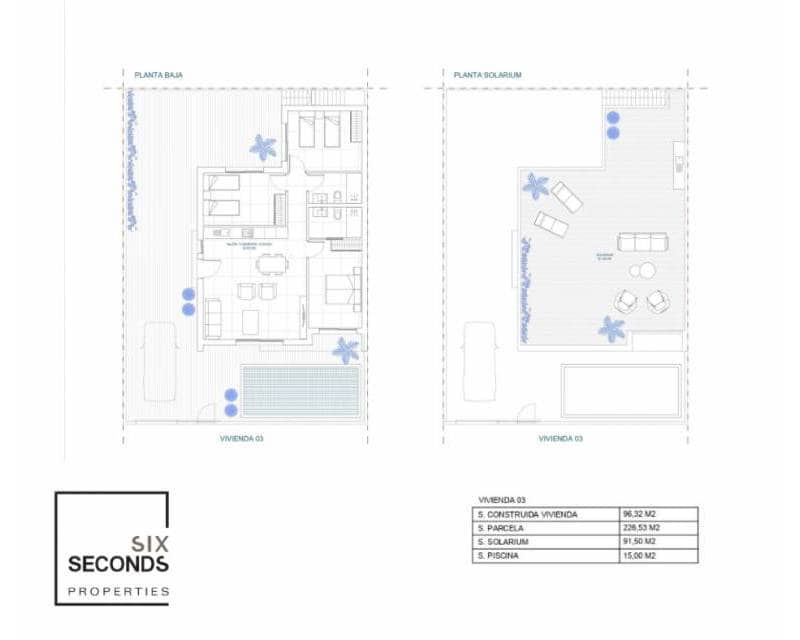 3 chambre Villa/Maison à vendre à Balsicas avec piscine - 318 000 € (Ref: 7075301)