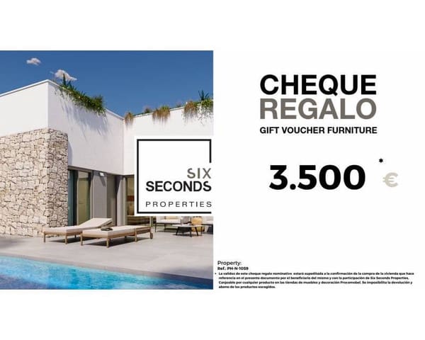 2 chambre Villa/Maison à vendre à Pilar de la Horadada ciudad, Pilar de la Horadada - 315 900 € (Ref: 7106465)