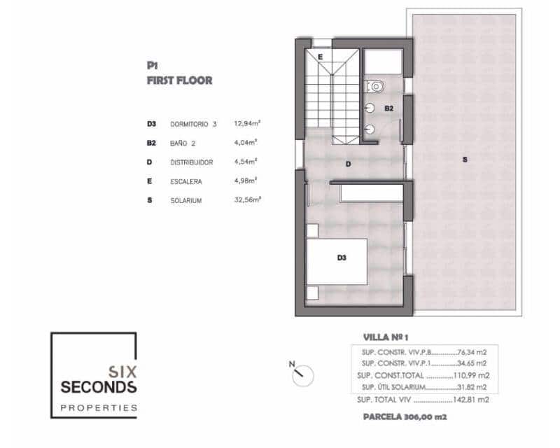 Chalet de 3 habitaciones en Ciudad Quesada en venta con garaje - 459.900 € (Ref: 7106466)