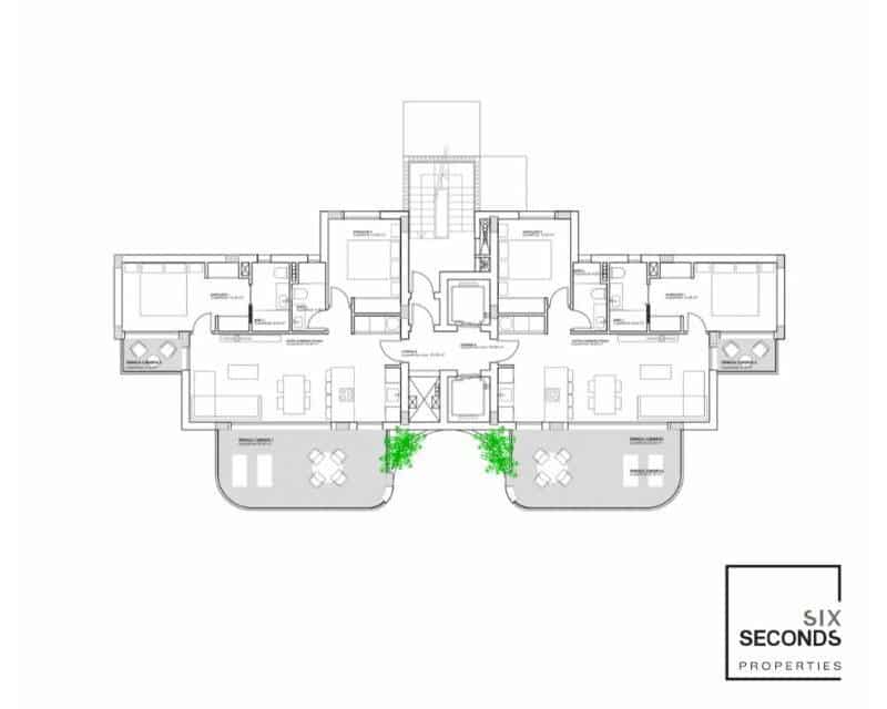 2 makuuhuone Huoneisto myytävänä paikassa Guardamar del Segura mukana uima-altaan 
autotalli - 269 500 € (Ref: 7108897)
