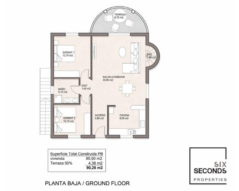 3 camera da letto Villa in vendita in Pinar de Campoverde con garage - 599.900 € (Rif: 7112151)